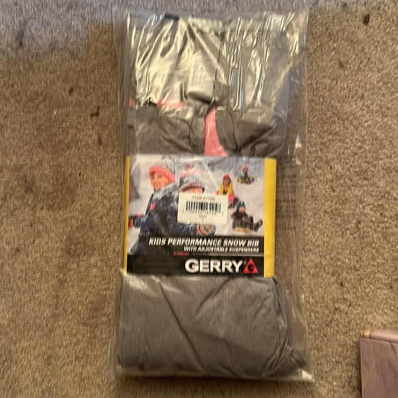 Gerry er Bottoms Nwt Gerry Kids Snow Pant With Bib Gray Poshmark